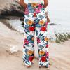 Women's Fashion High Waist Pants Women's Elastic Wide Leg Pants Casual And Comfortable Beach Slacks