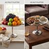 Tall Stem Base Dessert Bowl Rustless Steel Ice Cream Goblet Stable Fruit Cup  Afternoon  Dessert