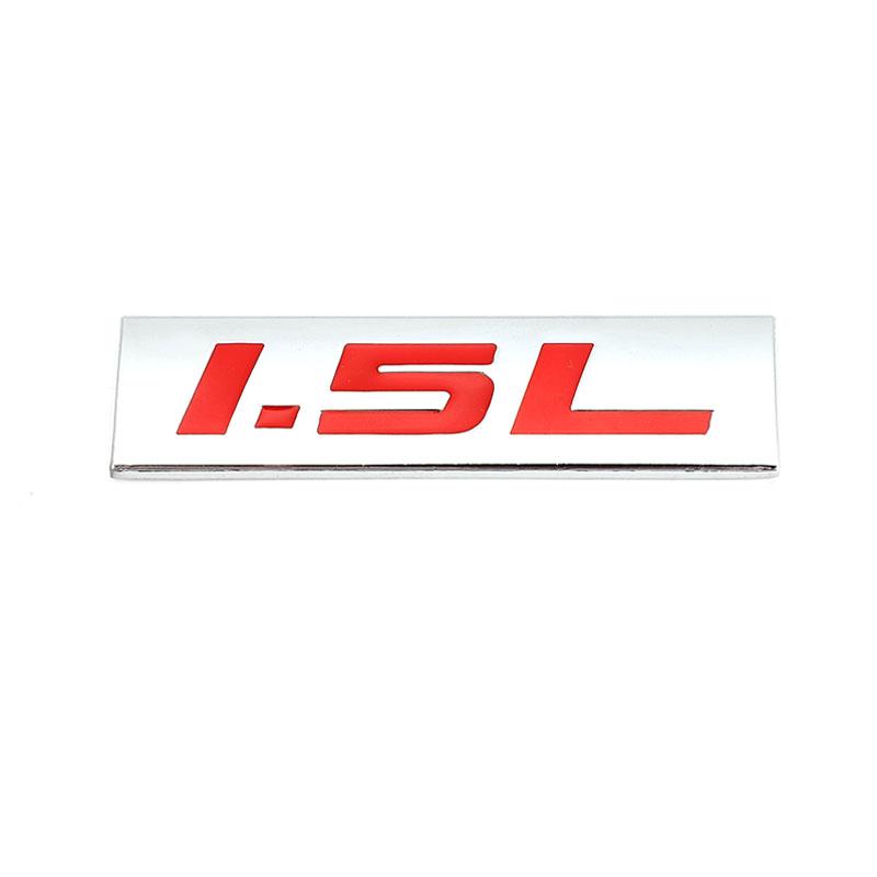 Car Sticker 1.4L 1.5L 1.6L 1.7L 1.8L 1.9L Emblem Badge Decals for f111 SUV Toyota Mini Peugeot Honda Volkswagen VW Focus Hyundai 111F