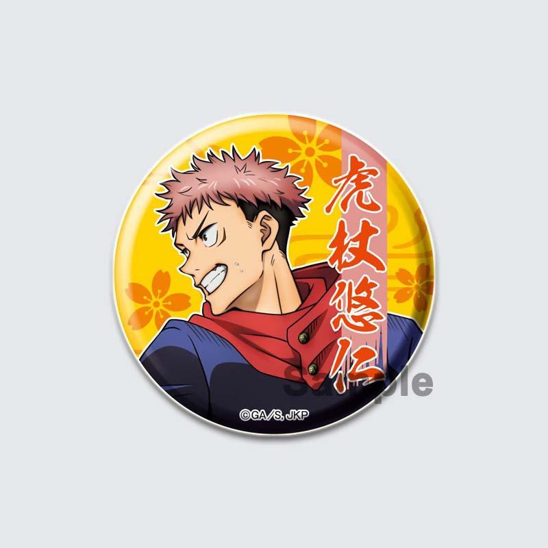 32/44/58mm Anime Jujutsu Kaisen Insigna Figura Gojo Satoru Yuji Itadori Desene animat rotund Ace lucrate manual DIY Rucsac Guler Brosa Accesorii