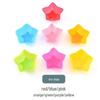 Set di 7 stampi per torte in silicone da 7 cm: Forme di Stella, Cuore, Quadrato, Fiore