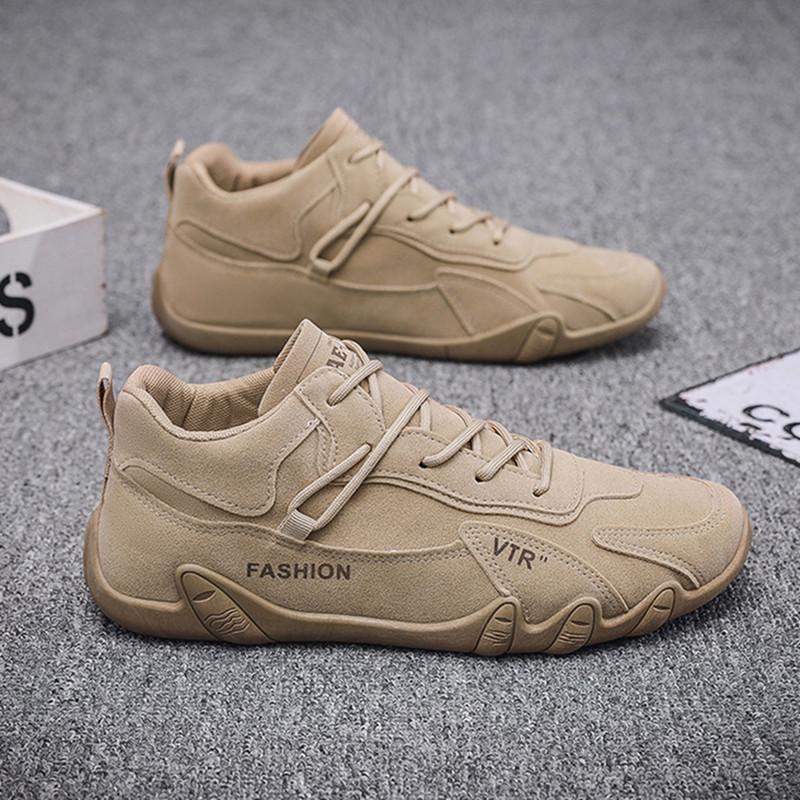 Модные мужские туфли на шнуровке с высоким верхом из британской замши — фото 3