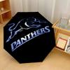 Penrith Panthers Print Auto 8?Ribs Folding Umbrella Wind Resistant Lightweight Automatic Umbrella For Daily Travel