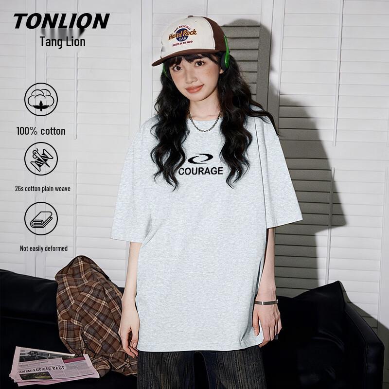 TonLion Women s Cotton Round Neck Short Sleeve T-Shirt XL