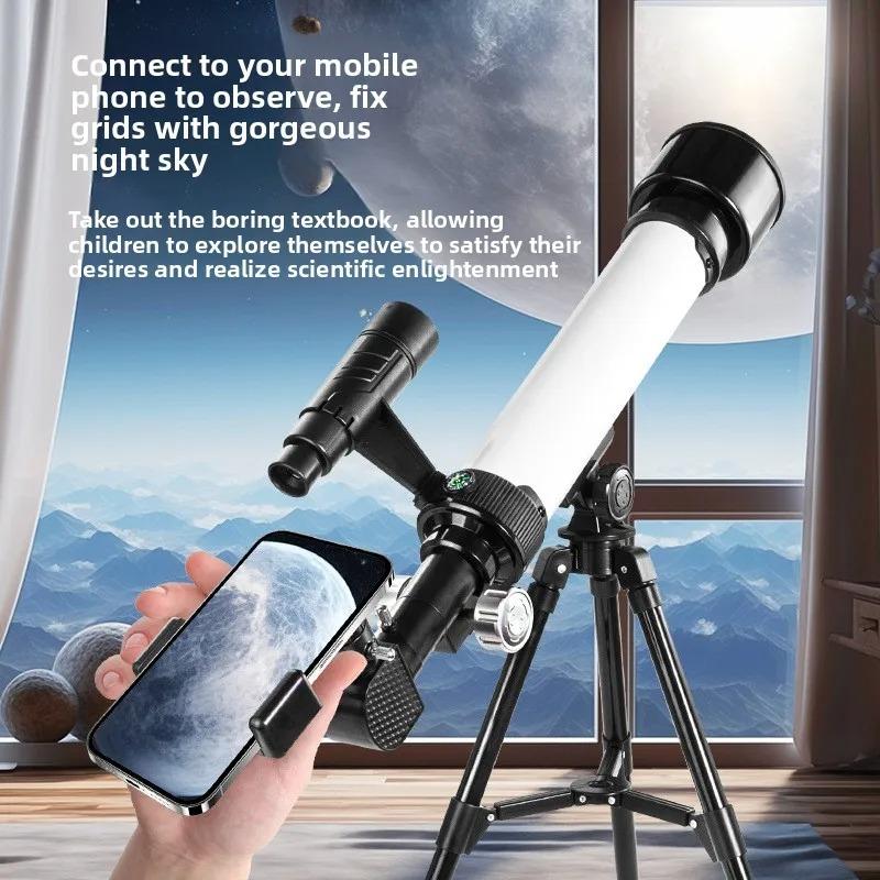 Astronomical Telescope Children Stargazing High Definition Scenery Professional Outdoor Star Students Birthday Gift Toys