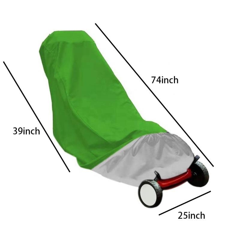 1pcs 190T Polyester Oxford  Lawn Mower Dust Cover Waterproof UV-Resistant Storage Slip On Cover for Outdoor Patio Garden