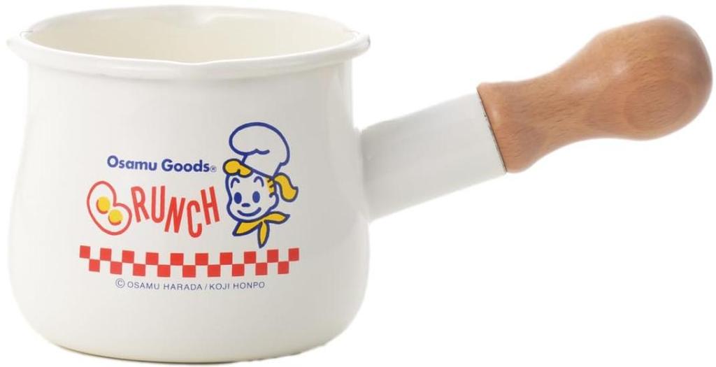 Osamu Goods Branch Enamel Petit Milk Pan 550ml OG-20
