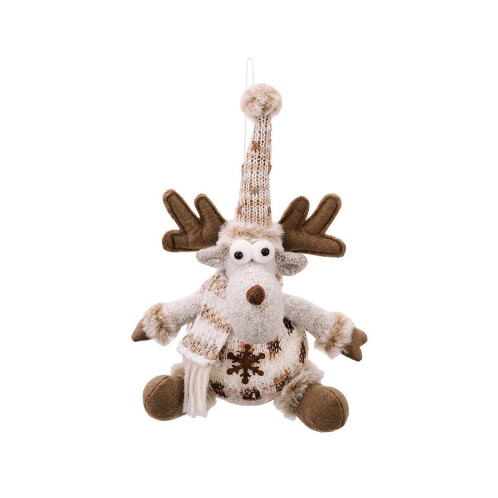 Soft Christmas Knitting Plush Doll Christmas Tree Decoration  Festive Decoration