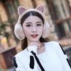 Earmuffs Skin-friendly Cats Ears Design Plush Winter Warm Cats Ear Muffs for Outdoor