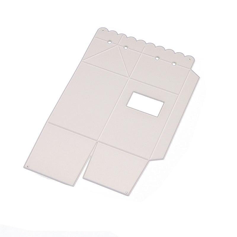1pc DIY Metal Cutting Dies Milk Box Embossing Cutting Dies Carbon Steel Paper Cutting Card Template