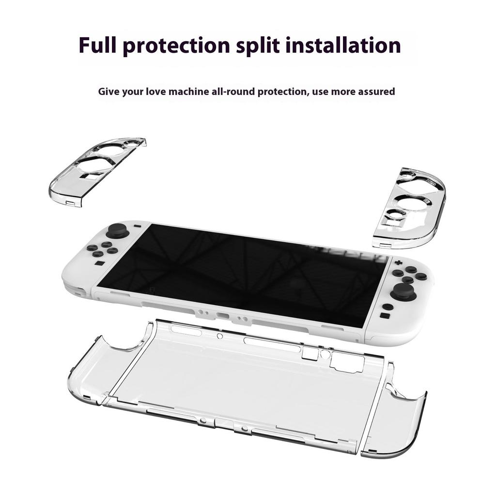 PGTECH GP-365 For Nintendo Switch 2 Game Console Detachable Protective Case Transparent PC Shell