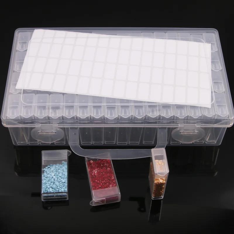 5D DIY Diamond Painting Tools Accessories Storage Box Container Diamond Embroidery Accessories Drill Box Mosaic Container Case