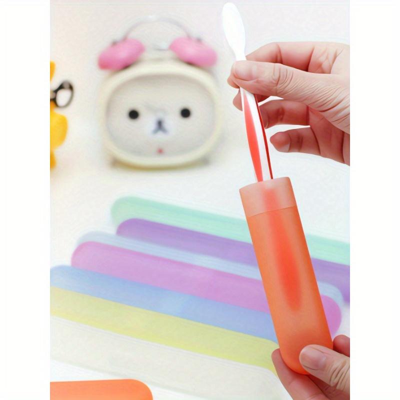 Toothbrush Hygiene Care Outdoor Supplies Random Color for Travel Toothbrush Case Travel Hiking Camping Covers Protector Suitable for Outdoor Travel