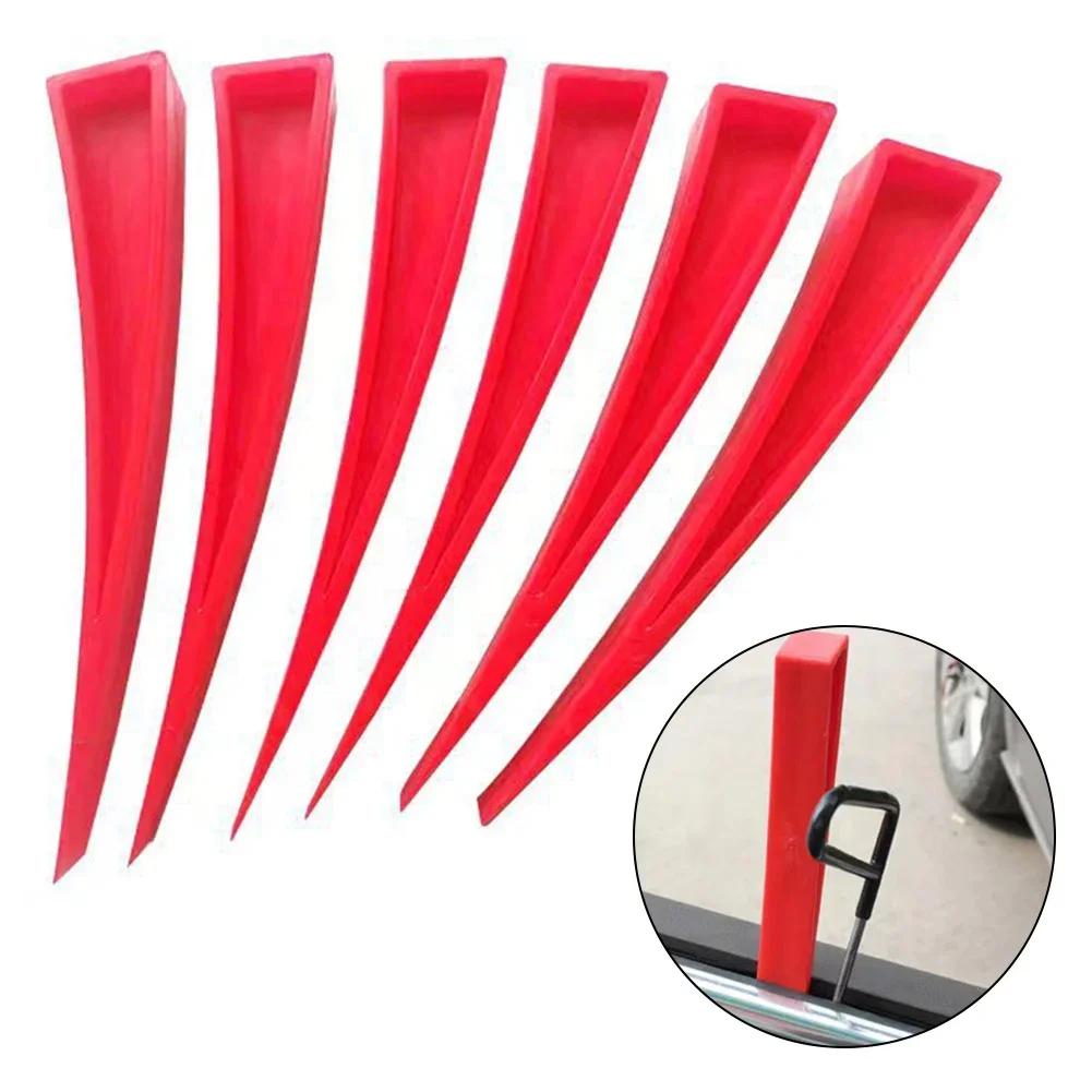 Car Door Wedge Repair Tool Dent Plastic Red Removal Tools Door Recess Body Window Wedge Repair Hand Tools