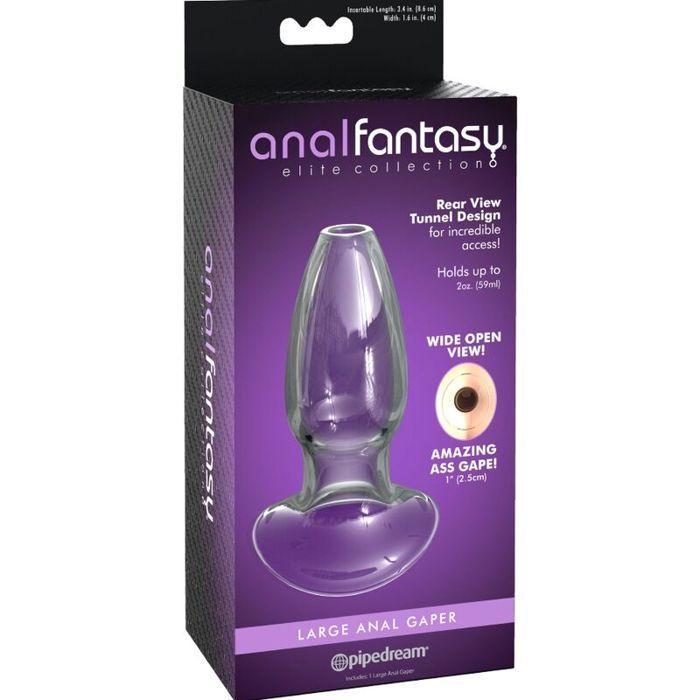 Plug tunnel - Anal Fantasy - Gaper - Verre - 9cm longueur - 4cm largeur - 2cm ouverture