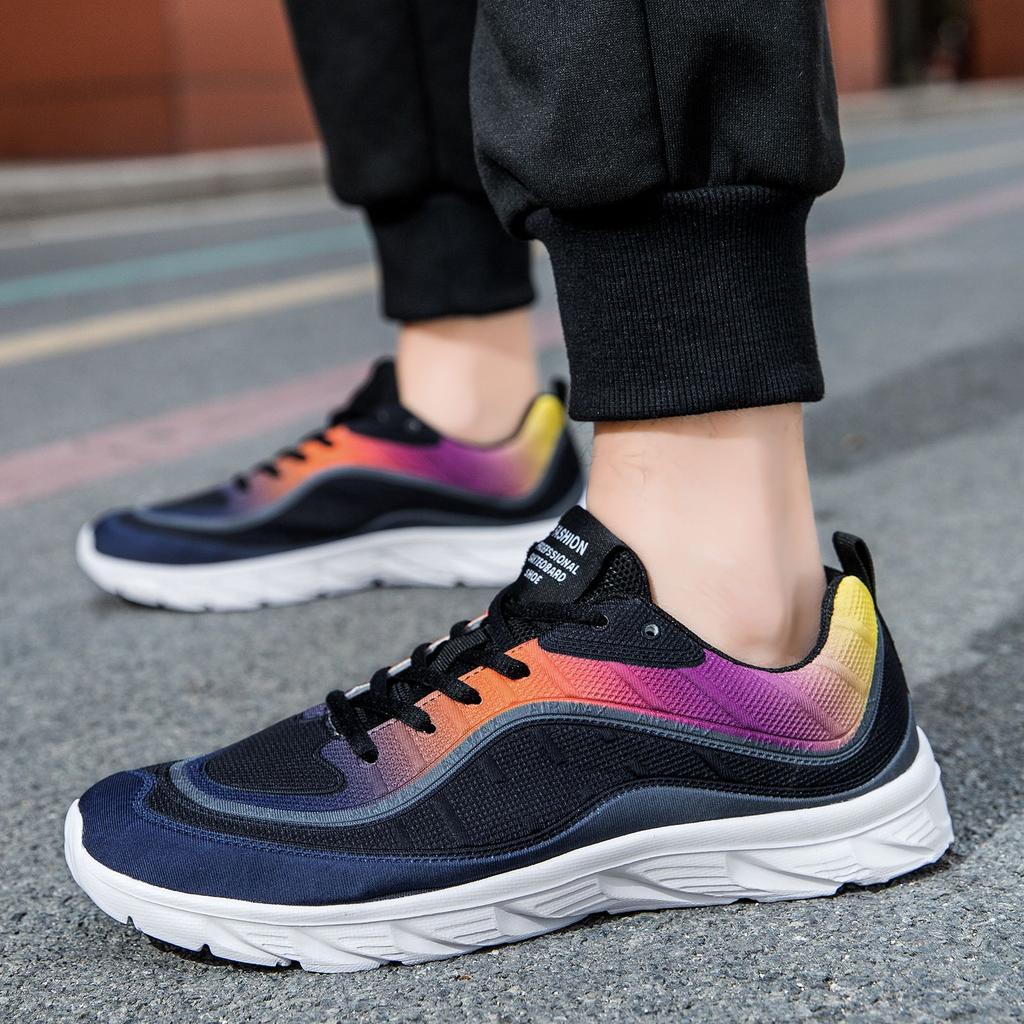 Popular 2025 Spring Korean Version of Comfortable Running Shoes Forrest Gump Shoes Low-top Fashionable Breathable Jogging Sneakers