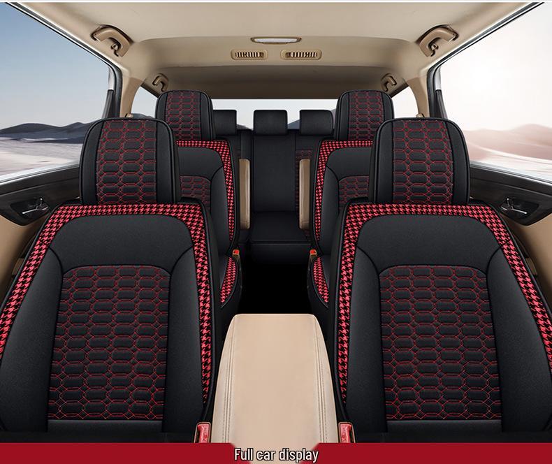 2016 Baojun 730 Universal Linen Seat Cover, Full Coverage for Seven-Seater, All-Season.