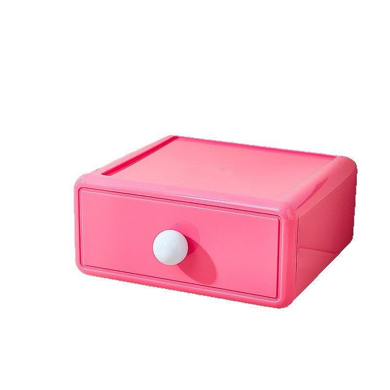 Desktop Drawer Organizer Multi-Color Storage Box, Large Capacity Stationery Holder for Office Home School