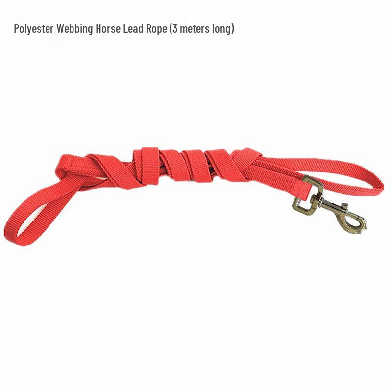 Polyester Horse Training Lead Rope with Reins