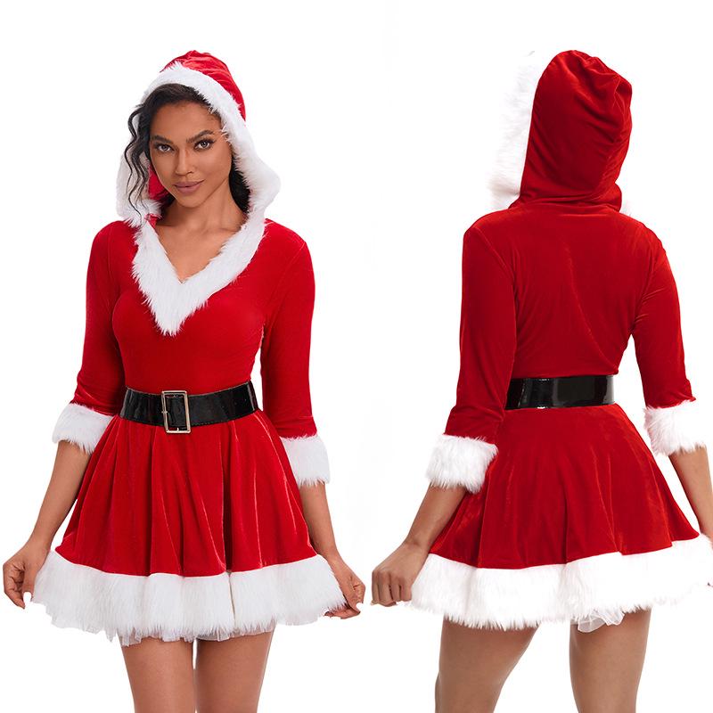 Women's European & American Christmas Performance Dress - Adult Christmas Costume