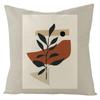 Nordic Abstract Linen Pillowcase Home Sofa Bedside Cushion Pillowcase 45x45cm Home Fashion Art Painting Printed Pillow Case