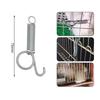 4/8Pcs Multipurpose Spring Animal Cage Latches Lock Spring Rabbit Cage Door Tension Spring With Hook For Fixing All Pet Cages