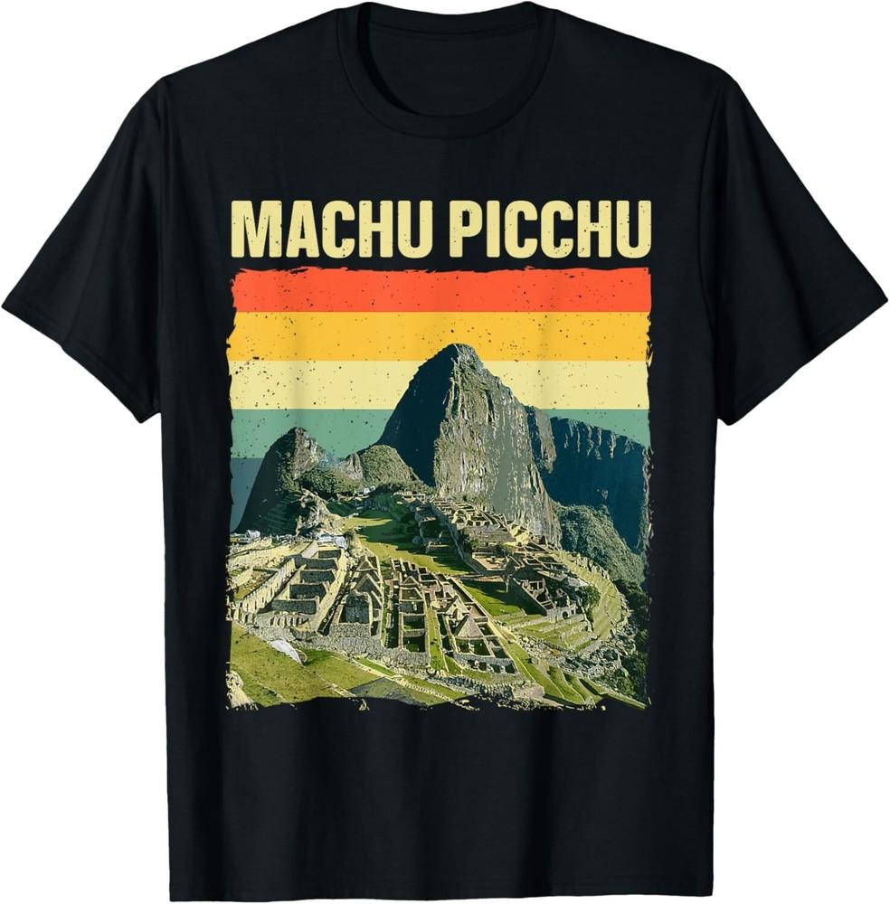 

Cool Machu Picchu Art For Men Women Machu Picchu Peru Gift Unisex T-Shirt 4XL