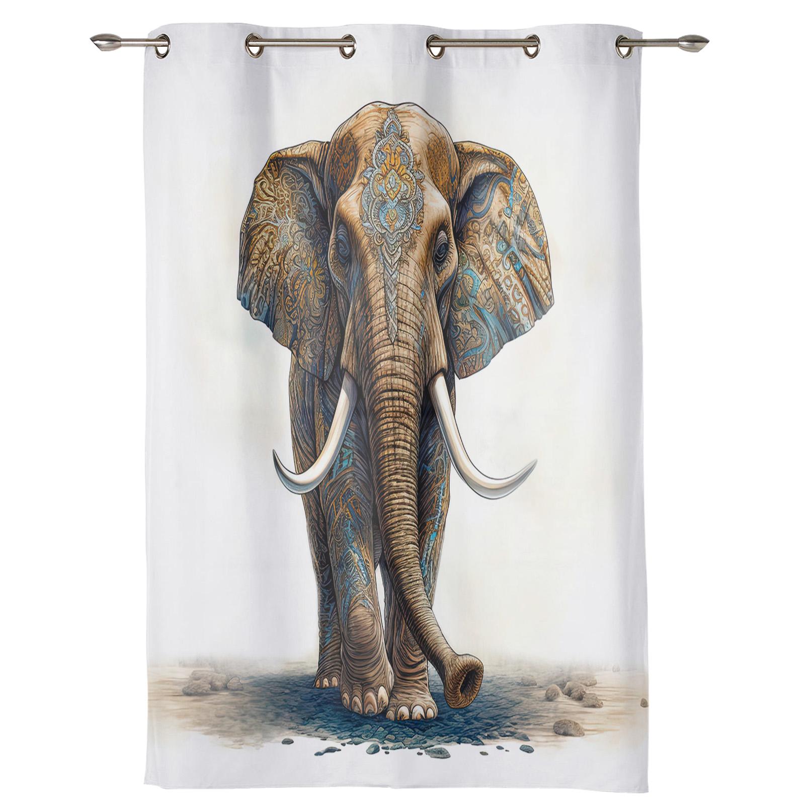 

Шторы на окно с петухом для гостиной, роскошный декор для спальни, занавески для кухни, занавески для окон 135W x 60H(cm) x1