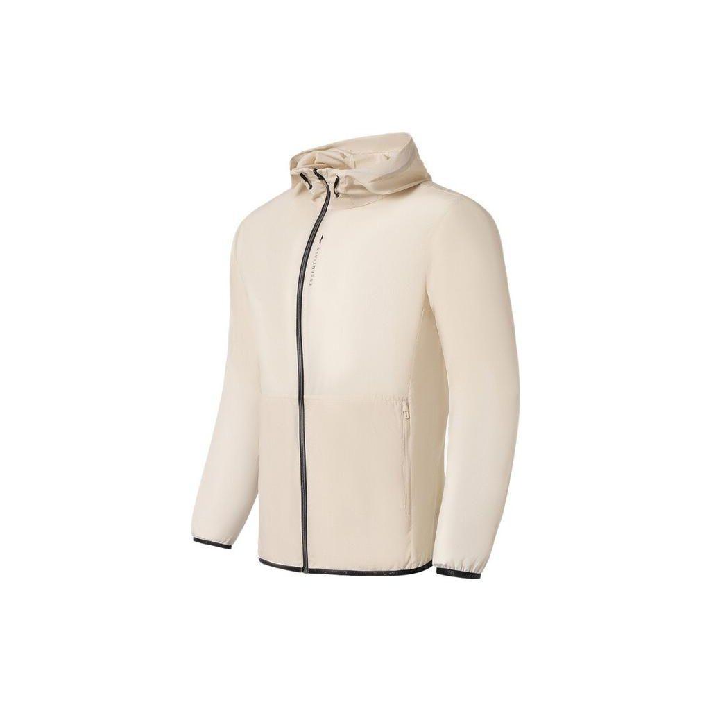 

Li Ning Серия Фитнес Однотонная Водоотталкивающая Спортивная Ветровка с Капюшоном Мужская Верхняя Одежда Овсяно-Серый AFDS349-5 XXL