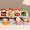 Resin Chinese New Year Figurines Chinese God New Year Mascot Doll  Office