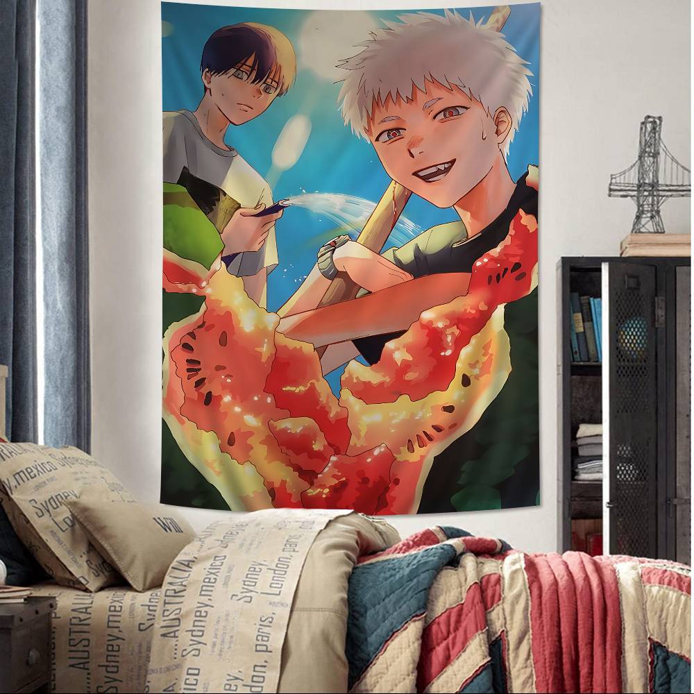 

The Summer Hikaru Died Anime Anime Tapestry Hanging Tarot Hippie Wall Rugs Dorm Wall Hanging Sheets 74x94cm(29x37in)
