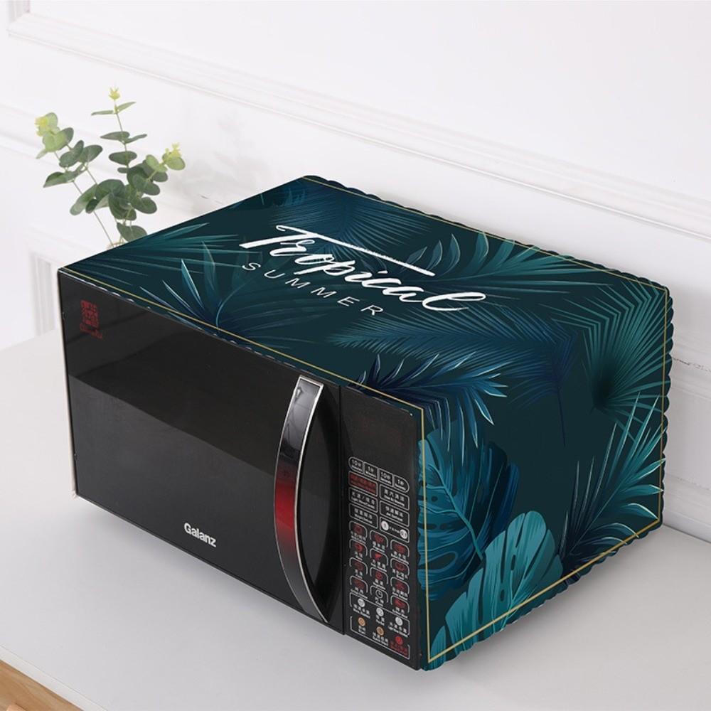 Super Soft Microwave Oven Dust Cover Oilproof Dustproof Kitchen Appliance Cover Microwave Protective Cloth
