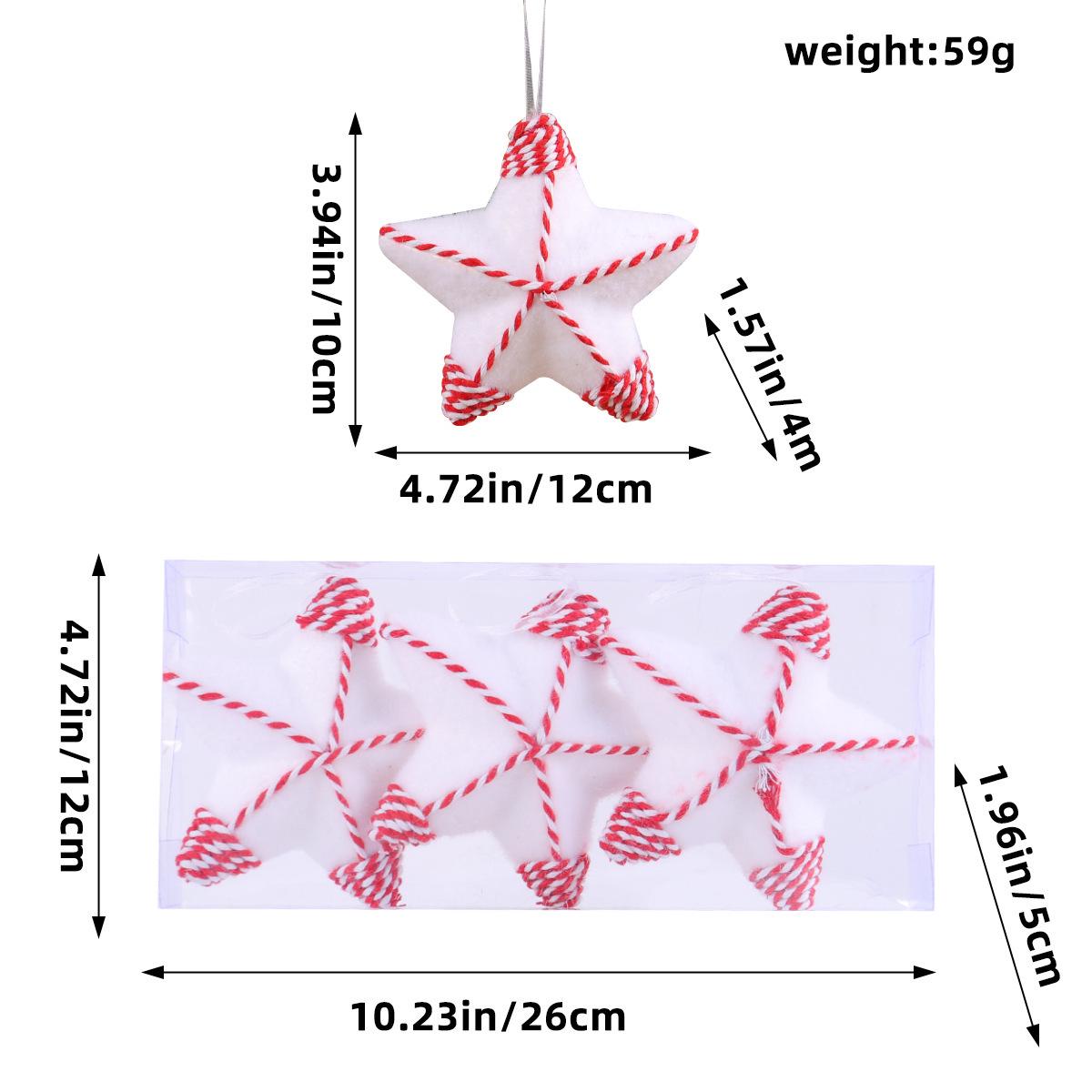 New Irregular-Shaped Christmas Foam Balls with Rhinestone and Twine Decorations for Tree Display красный