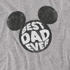 Disney Unisex Adult Best Dad Ever Mickey Mouse T-Shirt