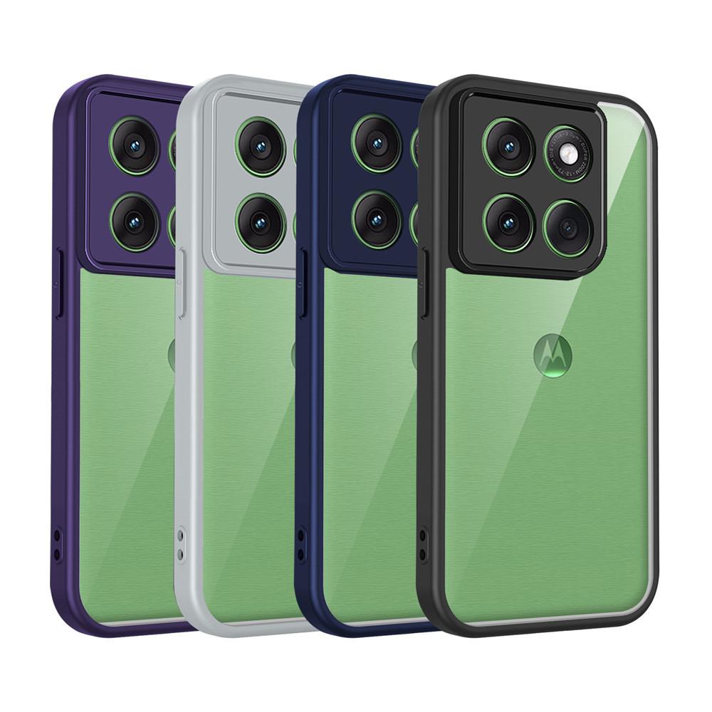 Armor Shockproof Phone Case For Motorola Moto Edge 50 60 Pro Neo Ultra Fusion G Stylus 5G Luxury Matte Acrylic Clear Hard Cover