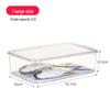 Plastic Japanese-Style Fresh-Keeping Box with Lid for Refrigerator Storage