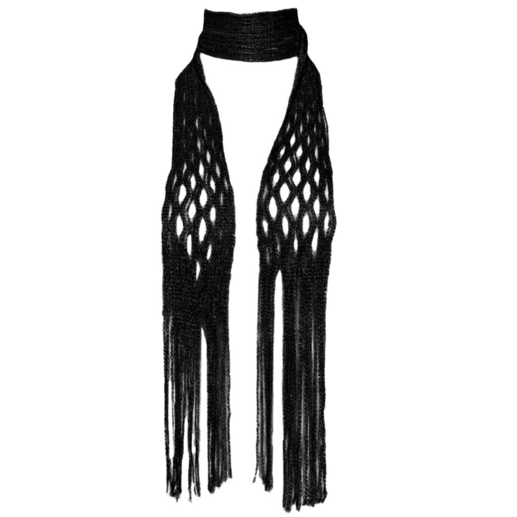 Knit Scarf for Women Long Skinny Belt Necktie Neck Scarf Girls Photo Props Long Neckerchief Skinny Scarf Necktie
