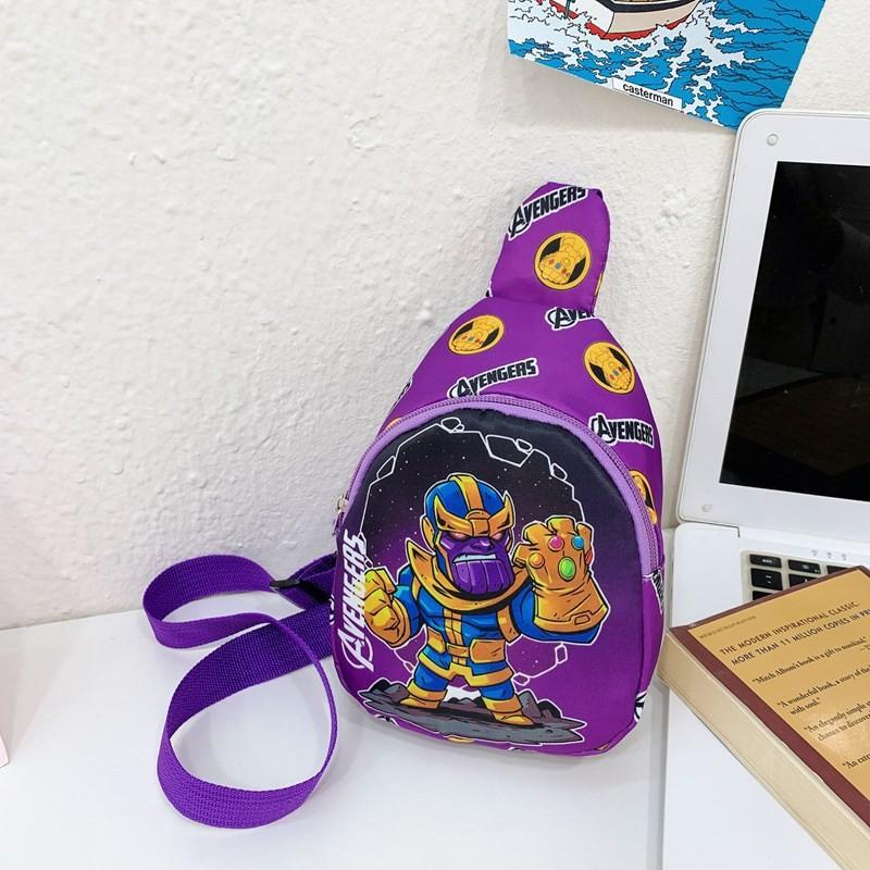 Avengers Spider Man Kids Chest Bag With Polyester Lining And Breathable Durable Design For Preschool Children