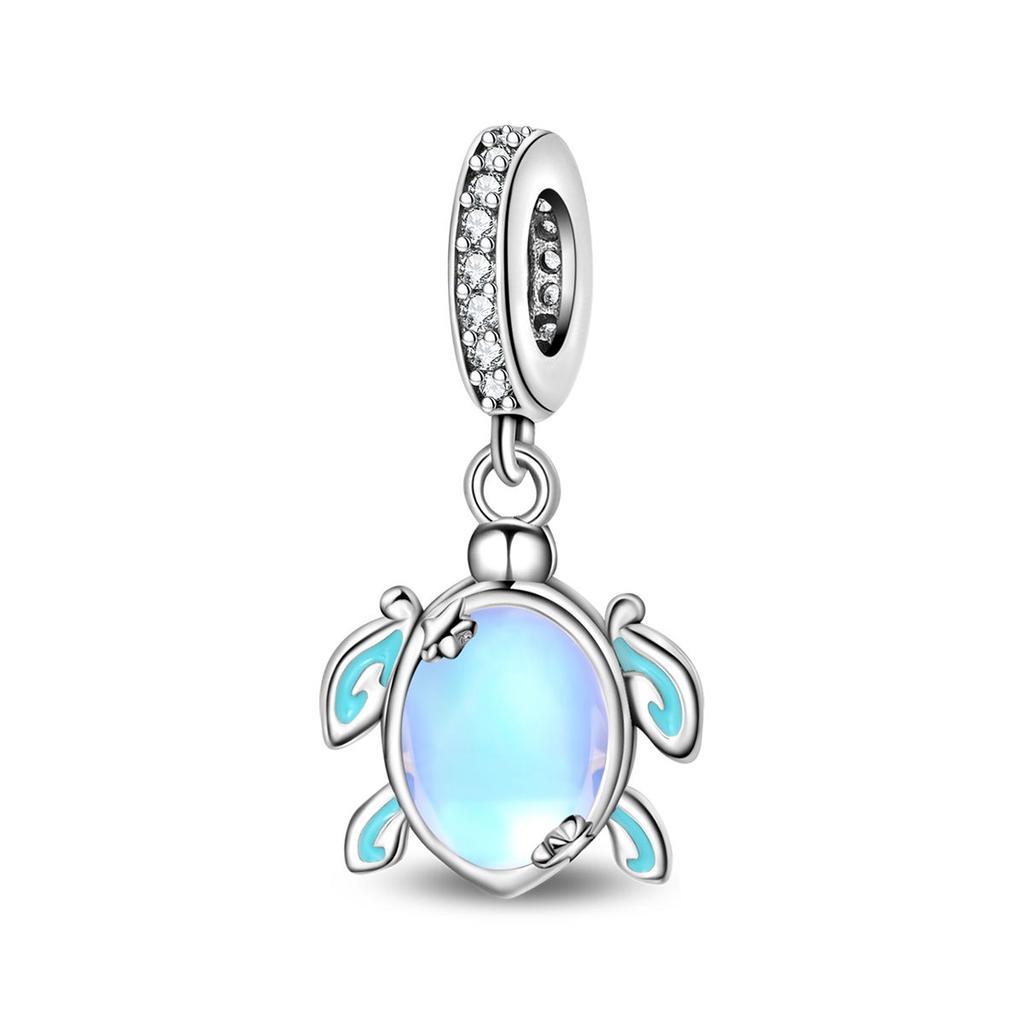2026 Charm Charm Beads Sea Life Starfish Sea Turtle Jellyfish DIY Jewelry Bracelet Accessories 925 Silver