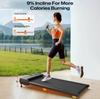 Refurbished SYSURO S1L Walking Pad Treadmill, 300lbs, 6km/h, 9% Incline, 5-Layer Belt, LED Display, Remote Control