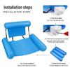 Portable Inflatable Colorful Recliner Float with Fabric Cover for Water Play