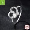 Cross-Border Love Is Eternal, Mozzarella Diamond Ring, Super Flash Ring, Heart-Shaped Fashion Wedding Ring For Women