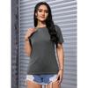 Womens Tops Short Sleeve Crewneck T-Shirts Loose Casual Blouses Summer Tees