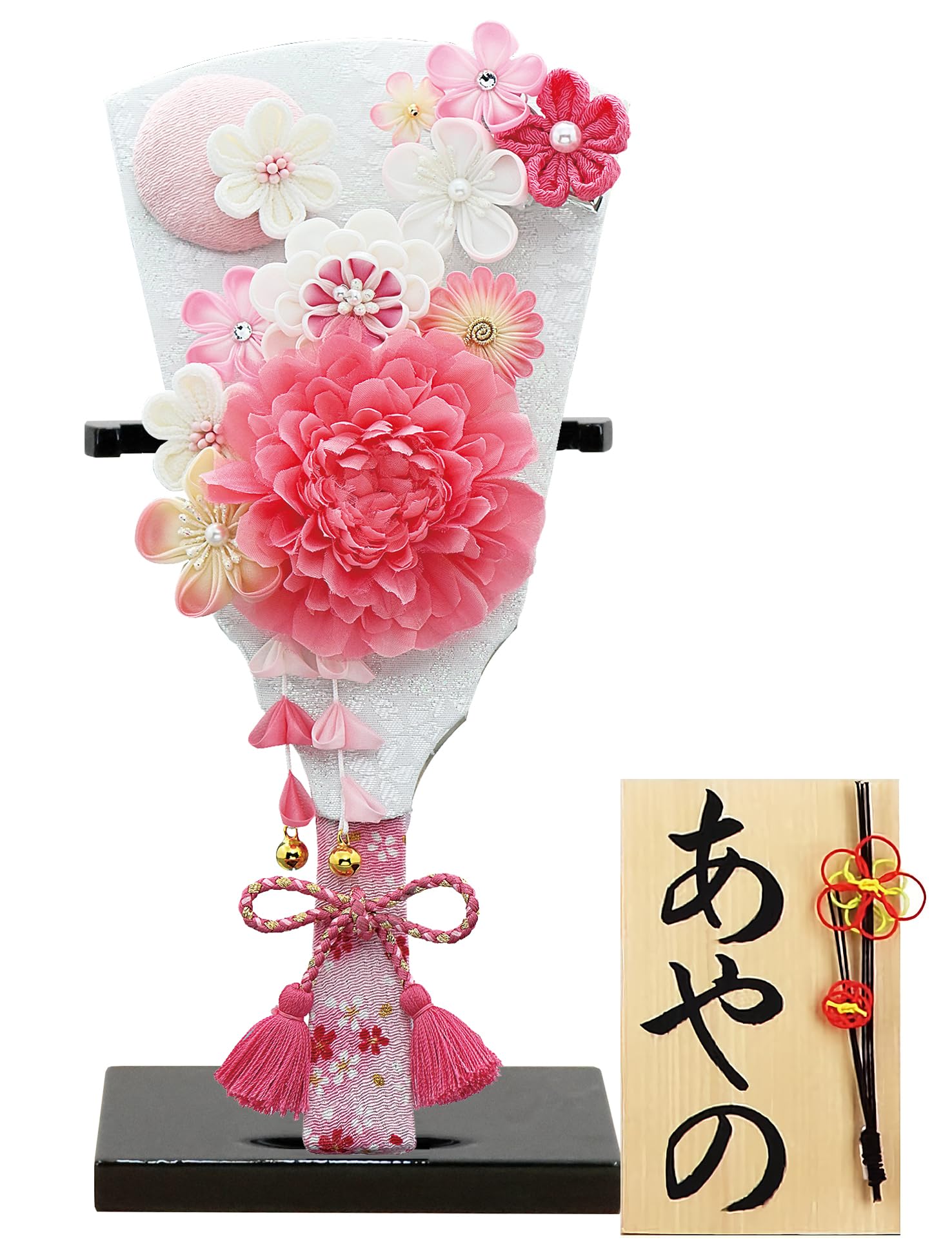 

Osaka Choseido Hagoita cute and with personalized wooden tag included perfect for the first New Pink Reikanzashi (battledore), stylish, compact,