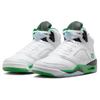 Air Jordan 5 Retro Lucky Green Women Sneakers White Black Ice-Blue DD9336-103