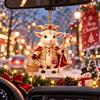 Shining Goat Hanging Ornament Set Acrylic Christmas Tree Ornament Keychain  Shop Window Display