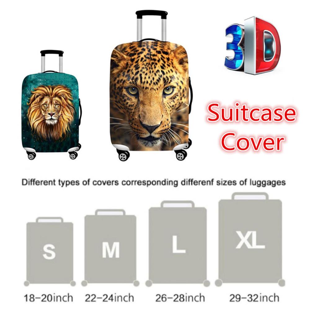 Mammal Wildlife Tiger Animal Luggage Cover Protector Spandex Travel Suitcase Baggage Cover Fits 18-20 Inch Mammal Wildlife Tiger Animal Luggage Cover Protector Spandex Travel Suitcase Baggage Cover Fits 18-20 Inch