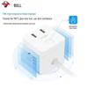 BULL Cube Power Strip with 2 AC Outlets and 2 USB Ports CN plug (adapter included)