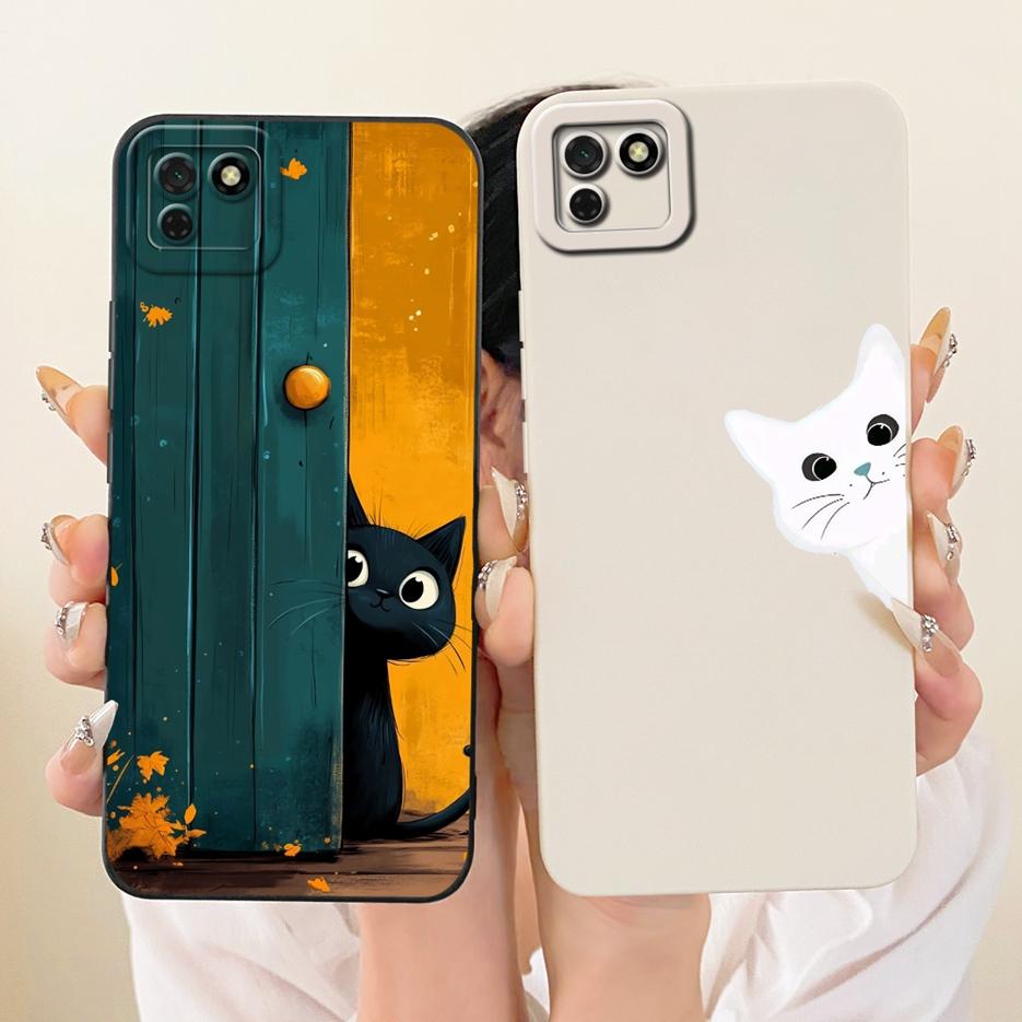 For Huawei Y5p Case Honor 9S DUA-LX9 Cute Cat Duck Cartoon Cover Soft Silicone Phone Case For Huawei Y5p Honor9S Back Cover Bags