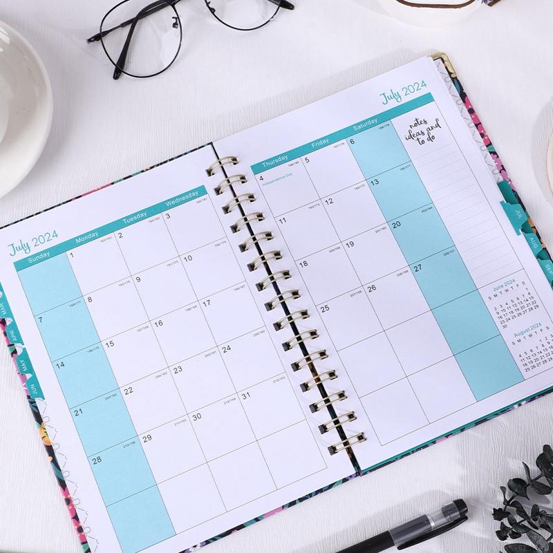 A5 Spiral Book Coil Notebook To-Do Lined Grid Paper Journal Diary Sketchbook For School Supplies Stationery